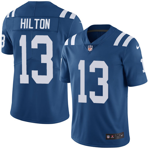 Indianapolis Colts #13 Limited T.Y. Hilton Royal Blue Nike NFL Home Men JerseyVapor Untouchable jerseys->indianapolis colts->NFL Jersey